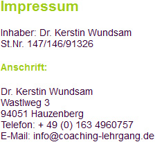 Impressum